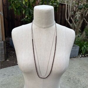 Long Double Strand Necklace